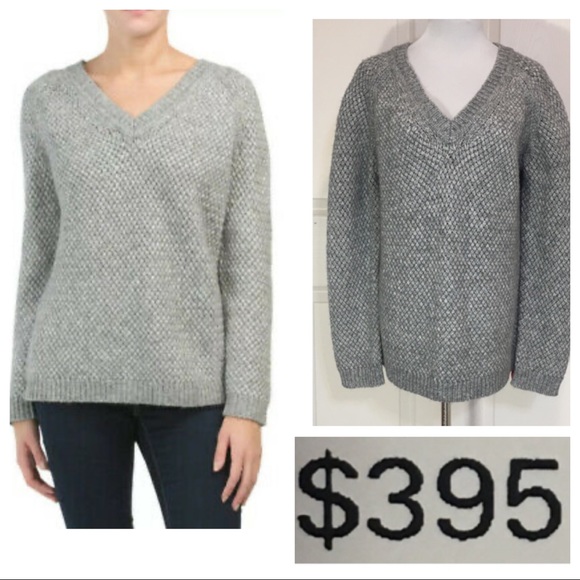 NWT! THEORY Slouchy V-Neck Pullover Sweater - Picture 1 of 10